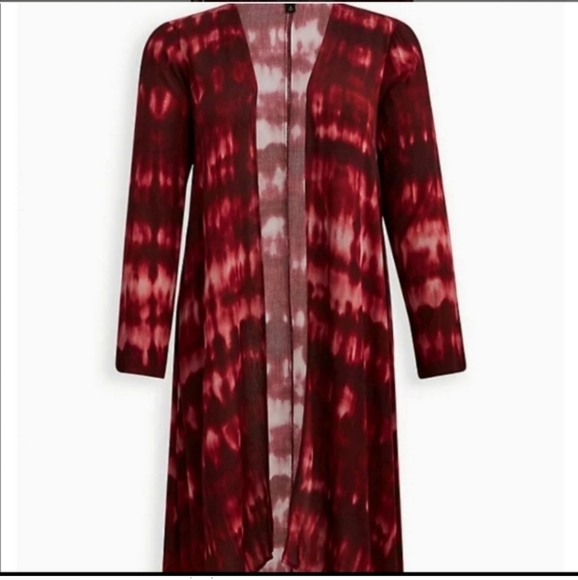Torrid Tie Dye Kimono - Picture 3 of 8